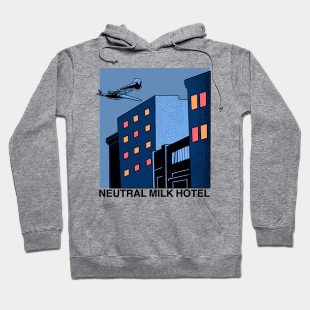 Neutral Milk Hotel - Original Post Punk Fan Design Hoodie by BlockersPixel